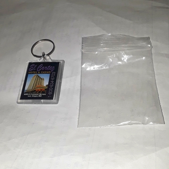 RARE NEW EL CORTEZ HOTEL & CASINO FREMONT ST LAS VEGAS NV KEY KEYRING - Picture 1 of 6